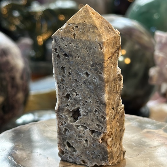 Sphalerite 4 Sided Crystal Point! - Picture 4 of 5